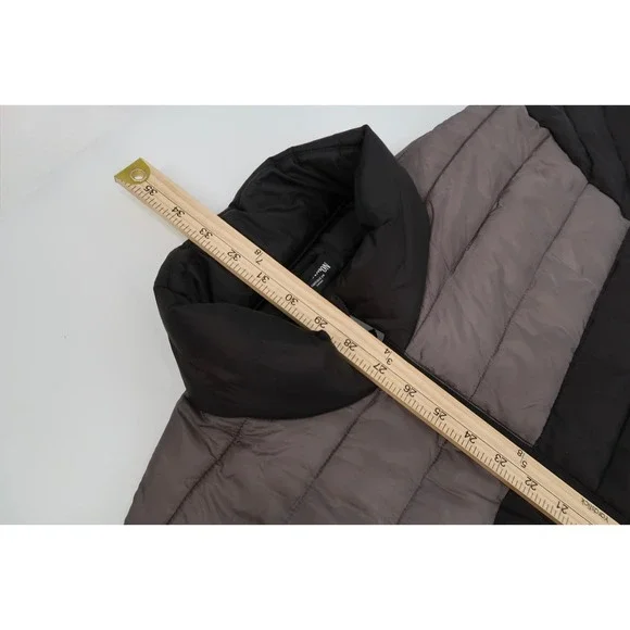 True Religon‎ Jacket Mens XXL Black Light Puffer Quilted Full Zip Size 2XL